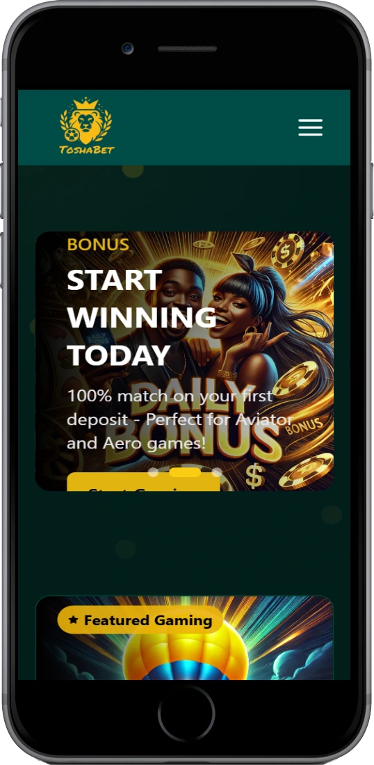 Toshabet Kenya mobile application interface